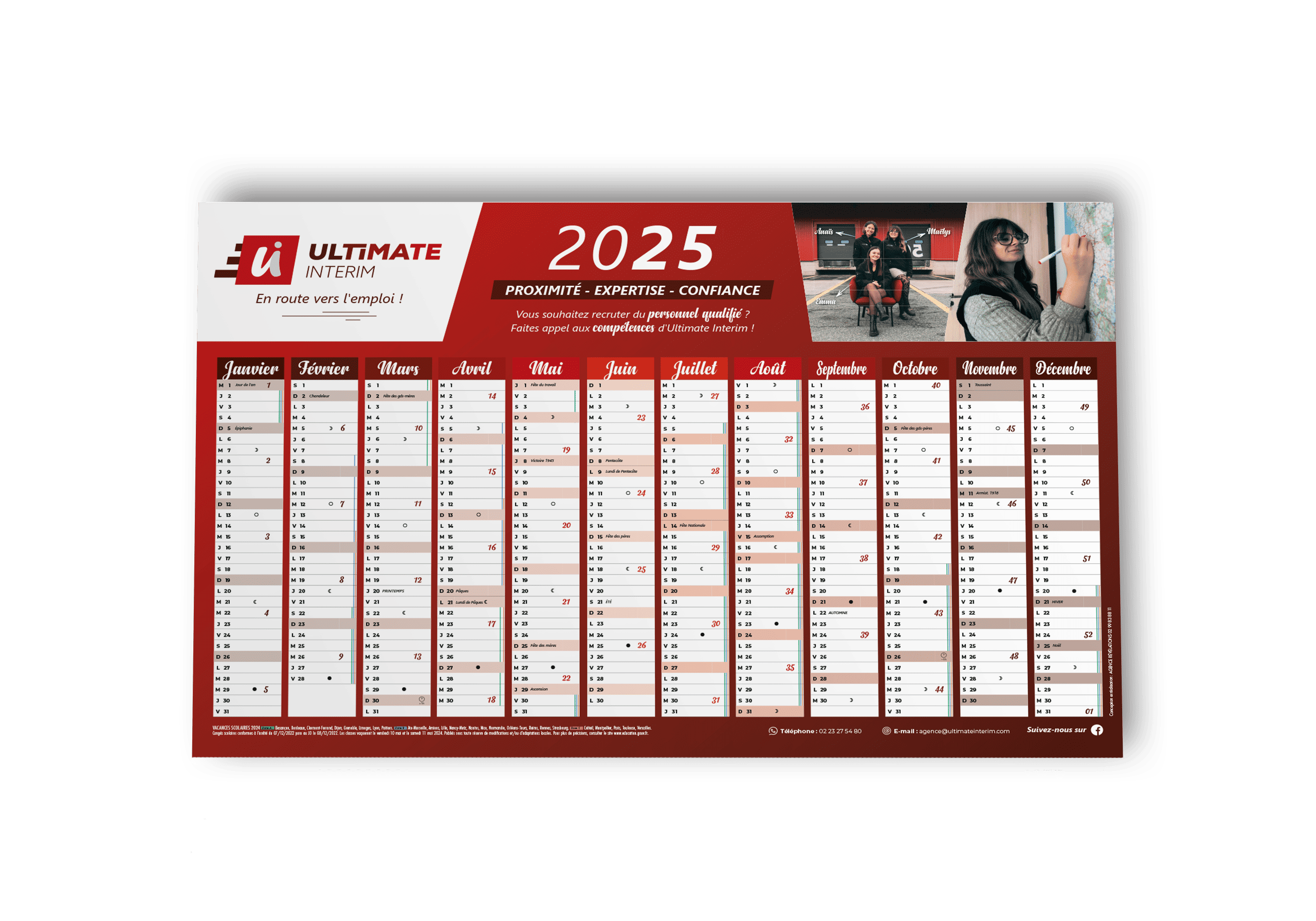 Ultimate Interim 16 ULTIMATE calendrier 2025