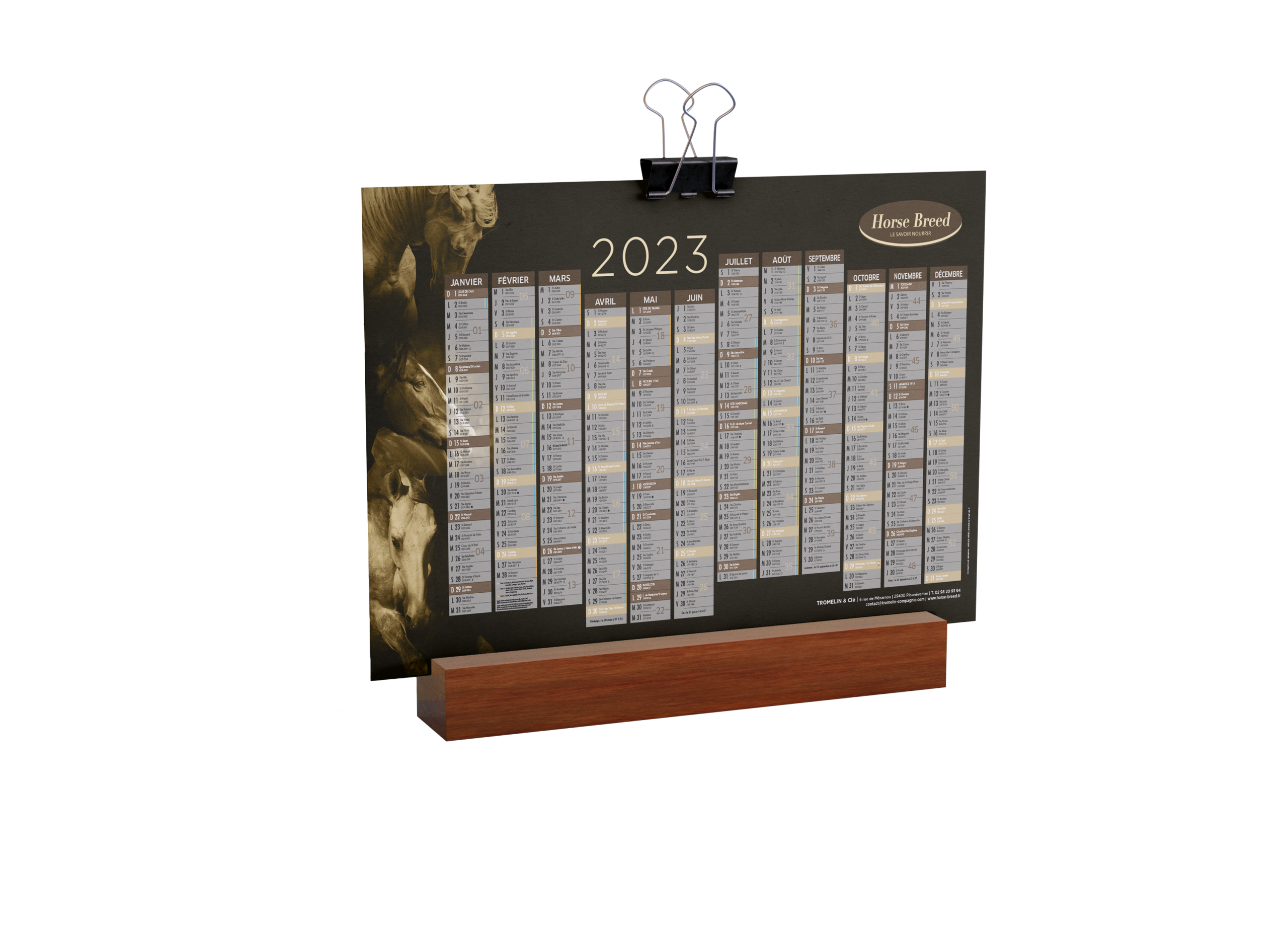 Tromelin Nutrition 7 Calendrier Horse Breed 2023 scaled