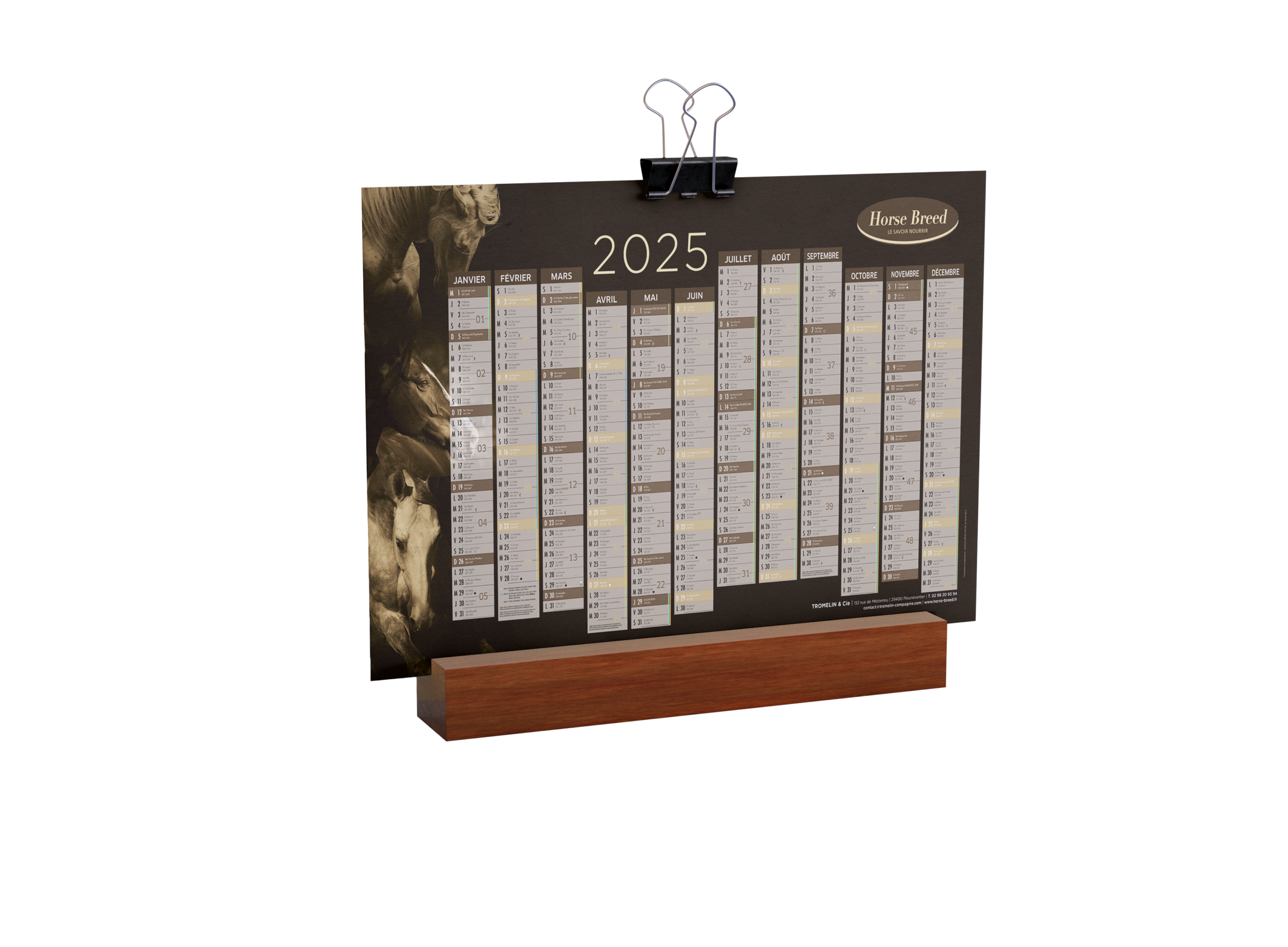 Tromelin Nutrition 9 Calendrier Horse Breed 2025 scaled